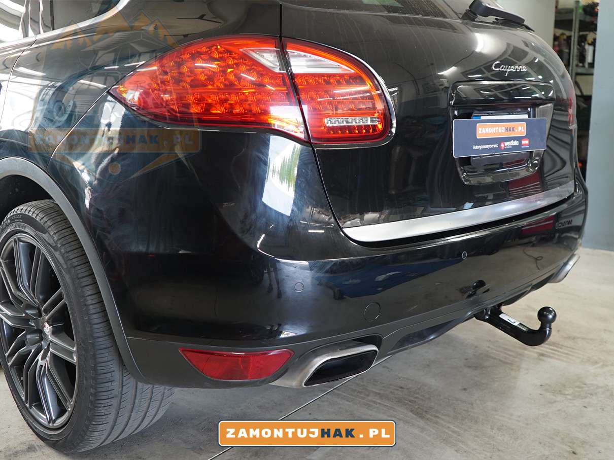 montaż haka porshe cayenne